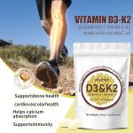 D3+K2 Soft Capsules - Helps with Bone Health