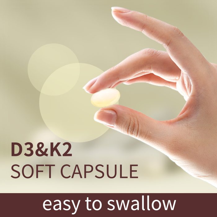 D3+K2 Soft Capsules - Helps with Bone Health - 图片 2