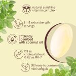 D3+K2 Soft Capsules - Helps with Bone Health - 图片 3